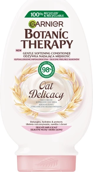 Kondicioner për flokë Garnier Botanic Therapy Oat Delicacy për femra 200ml