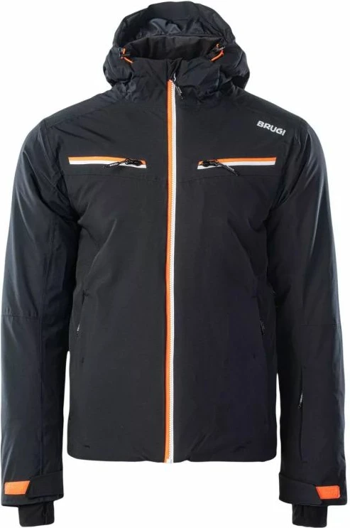 Xhaketë e izoluar Brugi për meshkuj, e zezë me portokalli