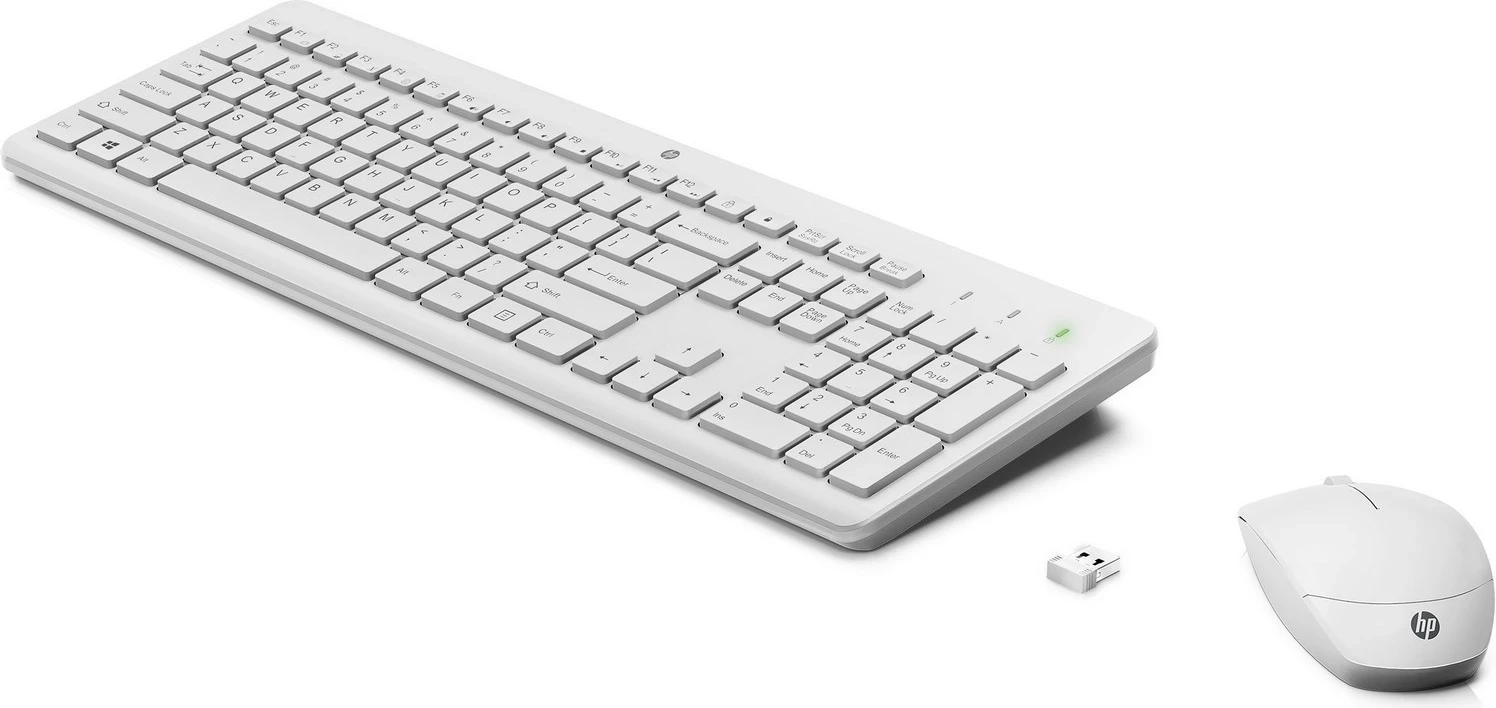 Set tastierë dhe maus HP 230, i bardhë