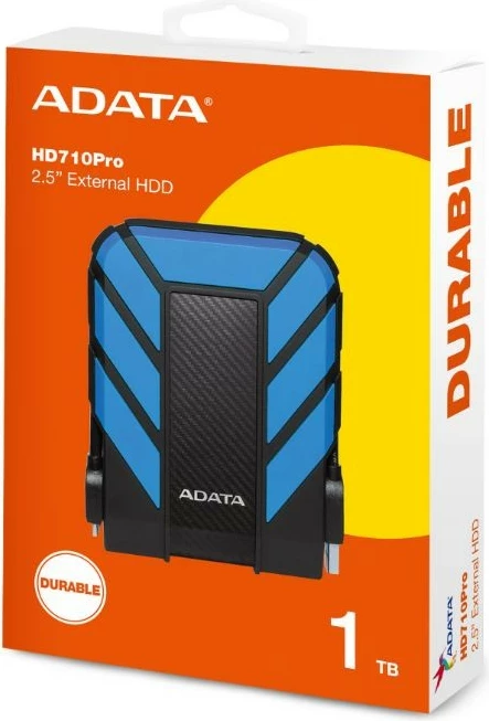 Hard disk i jashtëm Adata DashDrive Durable HD710, 1TB, 2.5", USB 3.1, Blu