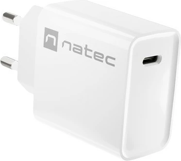 Karikues muri Natec Ribera, 1x USB-C, 20W, i bardhë