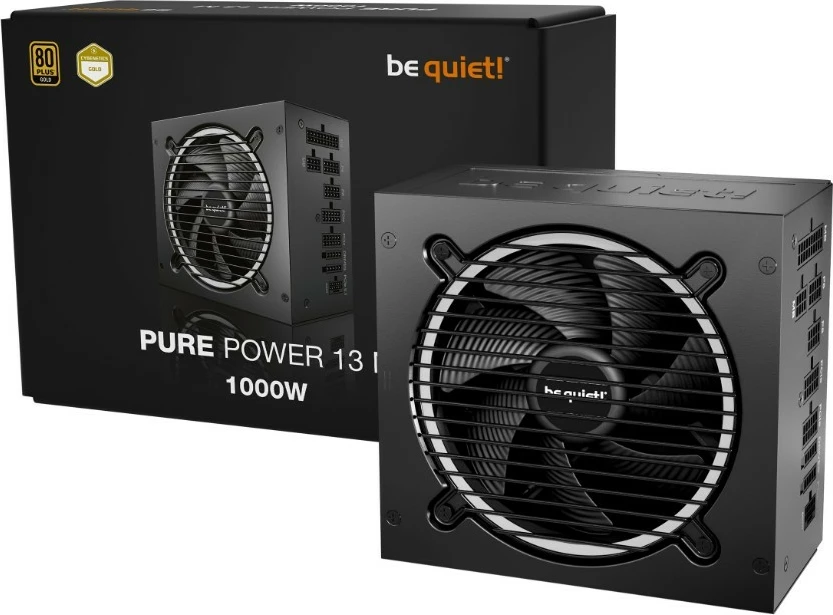 Kasë energjie be quiet! Pure Power 13 M, 1000W, ATX 3.1, 80 PLUS Gold, Modular, E zezë