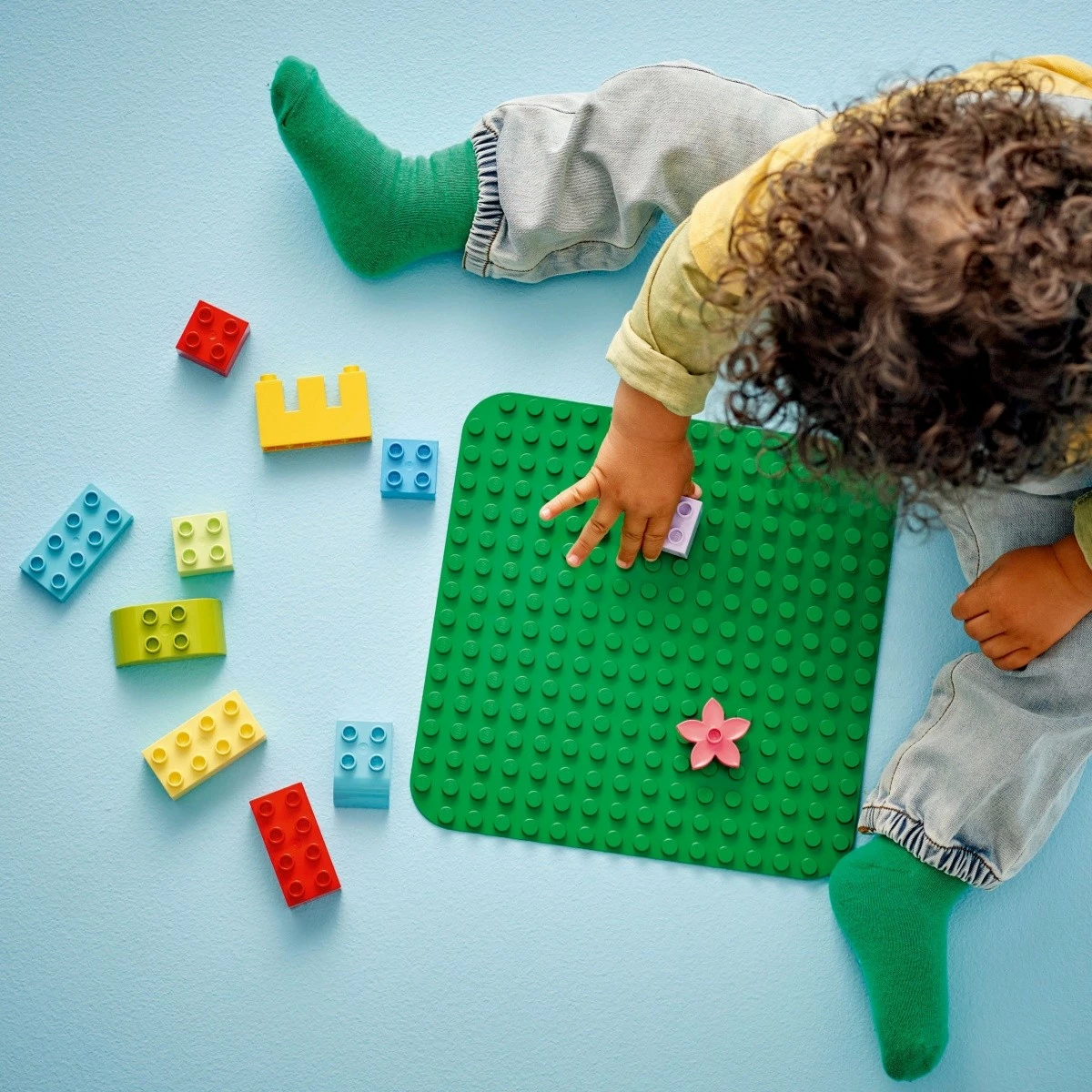 Pllakë ndërtimi LEGO DUPLO 10460, 25x25 cm, e gjelbër