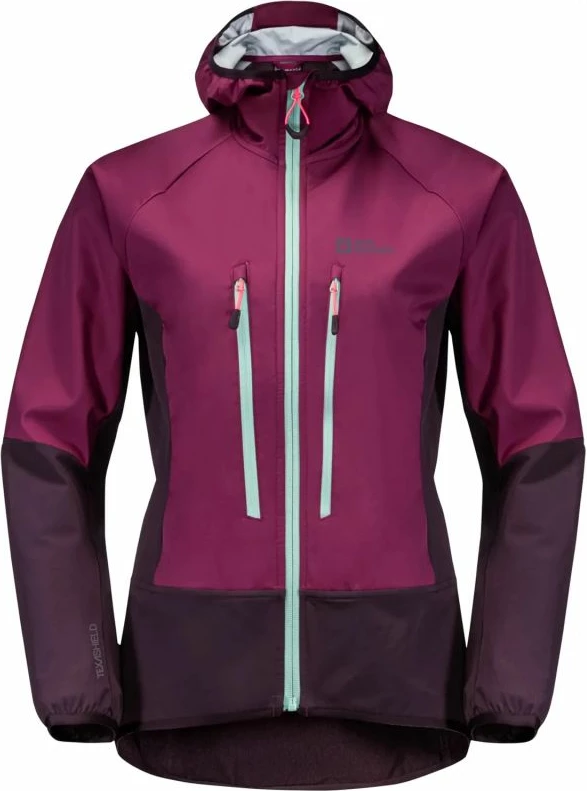 Jakne Jack Wolfskin për femra, vjollcë