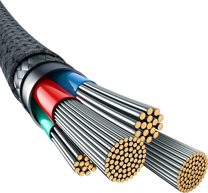 Kabllo USB Baseus Unbreakable, 2 m, 5V-2.4A, Bardhë