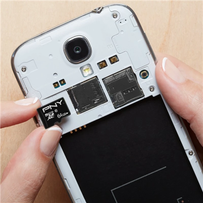 Kartelë memorie PNY MicroSDHC 16GB Class 10, e zezë