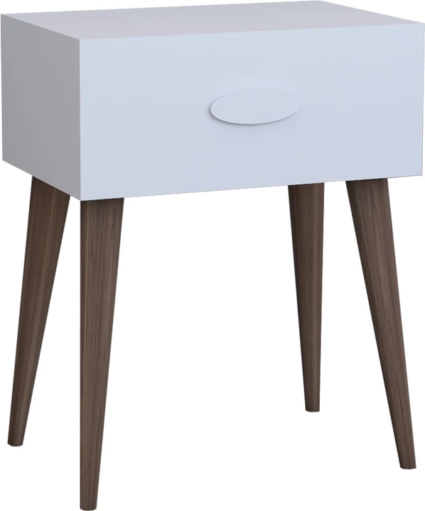 Komodin Laber melaminë e bardhë 45x30x57.5cm