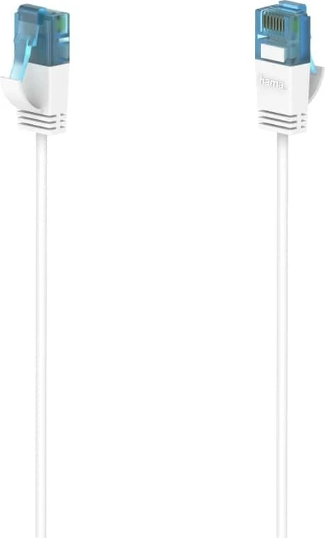 Kabllo rrjeti Hama Cat 6a U/UTP, 0.75m, e bardhë