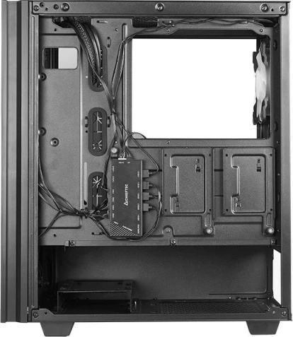 Kasë Chieftec Hunter 2 GS-02B-OP, Midi Tower, 4x RGB, USB-C, E zezë