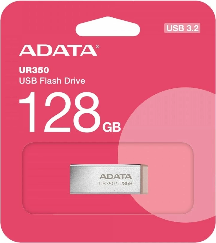 Pendrive Adata UR350, 128GB, USB 3.2 Gen1, Kafe