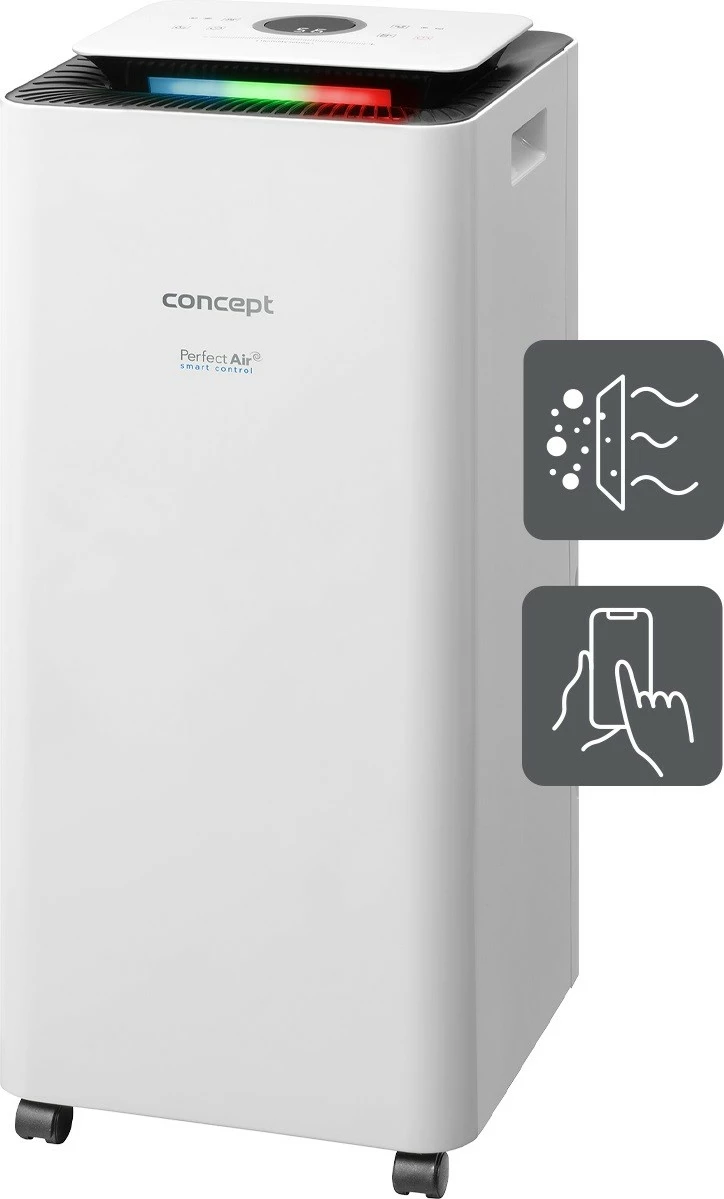 Dehumidifikues dhe pastrues ajri Concept Perfect Air Smart OV2216, i bardhë
