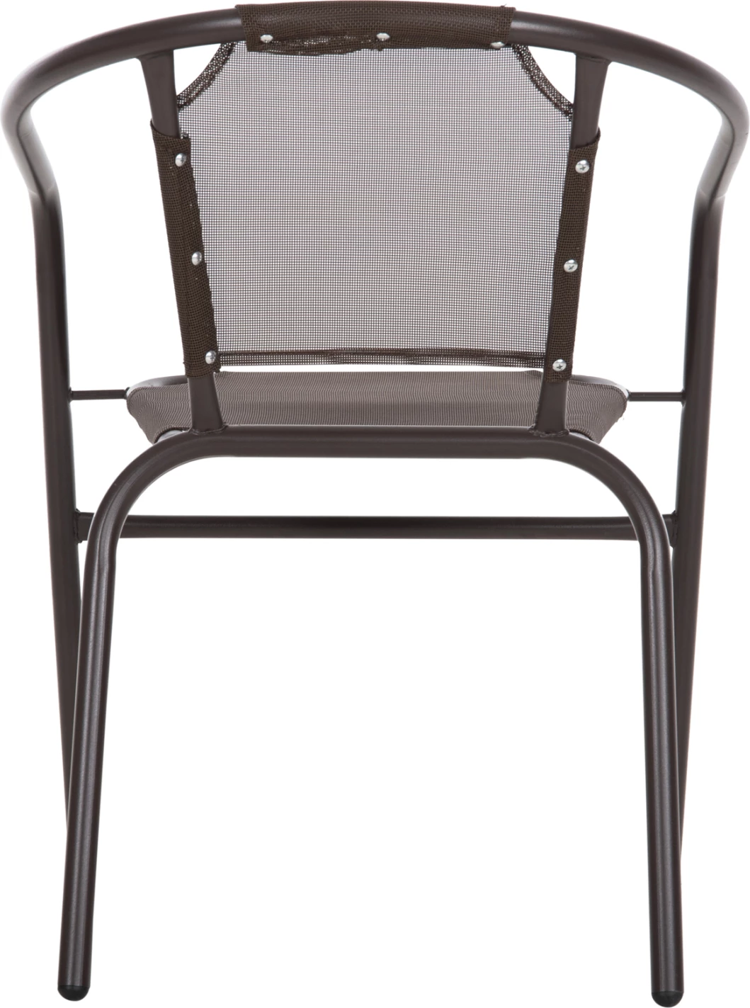 Karrige për jashtë LEDAN FH5977.02 metal & tekstilene ngjyrë kafe 55x58x72Hcm