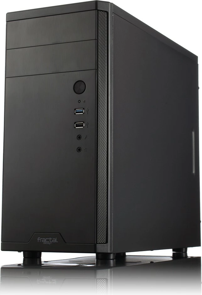 Kasë Fractal Design Core 1100, Mini Tower, micro ATX/Mini-ITX, e zezë