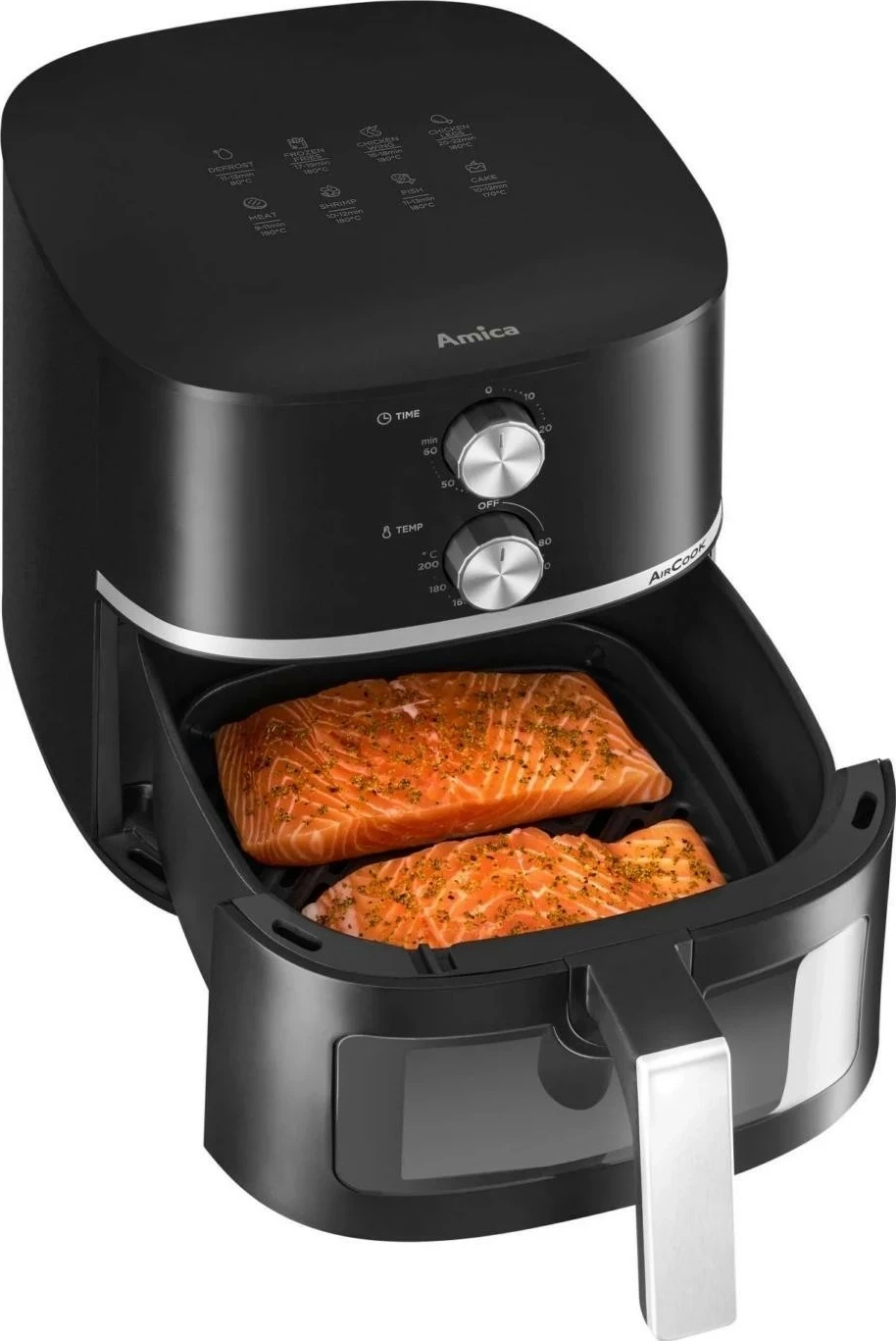 Fryer pa yndyrë Amica AFM Friend 2020, 5.5L, e zezë