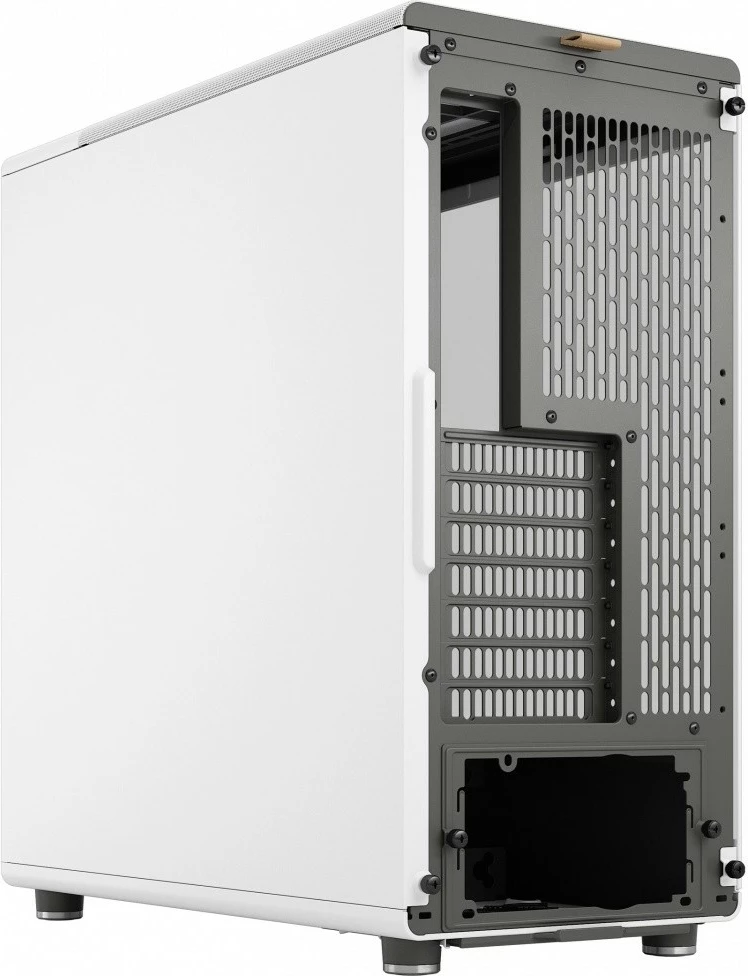 Kasë Fractal Design North Chalk White TG Clear Tint, ATX, xham i temperuar, e bardhë