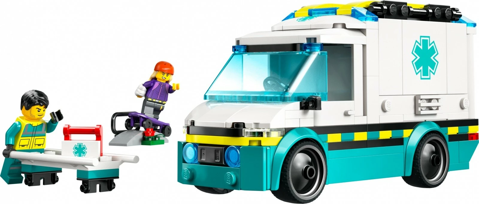 Set lodrash LEGO City Ambulance 60451, 184 pjesë, plastikë
