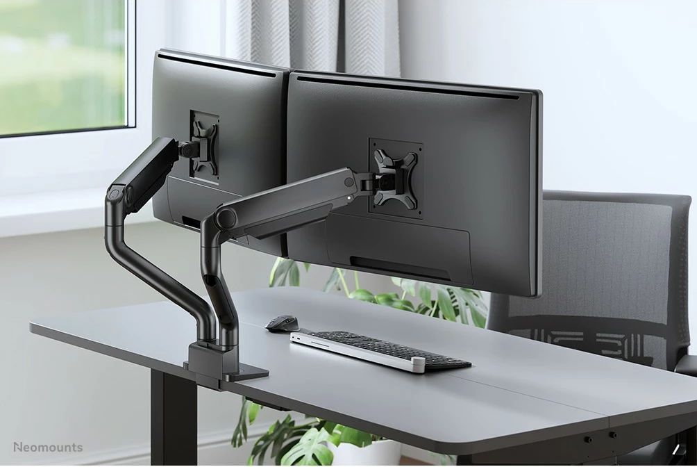 Krah monitori Neomounts Newstar DS70S-950BL2, Clamp/Grommet, 18 kg, 43.2 cm (17"), 88.9 cm (35"), 100 x 100 mm, e zezë
