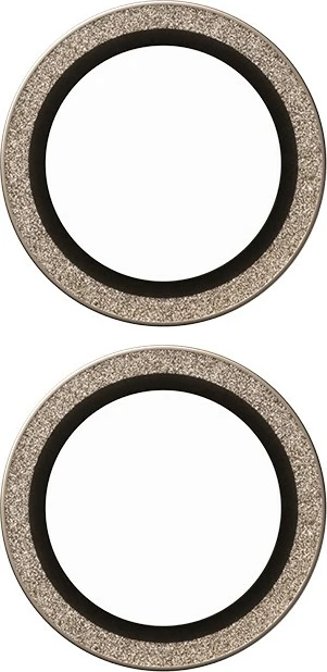 Mbrojtës kamerë PanzerGlass për iPhone 16/16 Plus, glitter gold