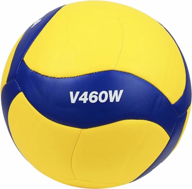 Top volejbolli për fëmijë Mikasa, kaltër-verdhë