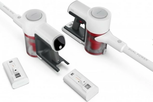 Fshesë me korrent pa kabllo Sharp VC-SV12AEU-W, 2 bateri, e bardhë