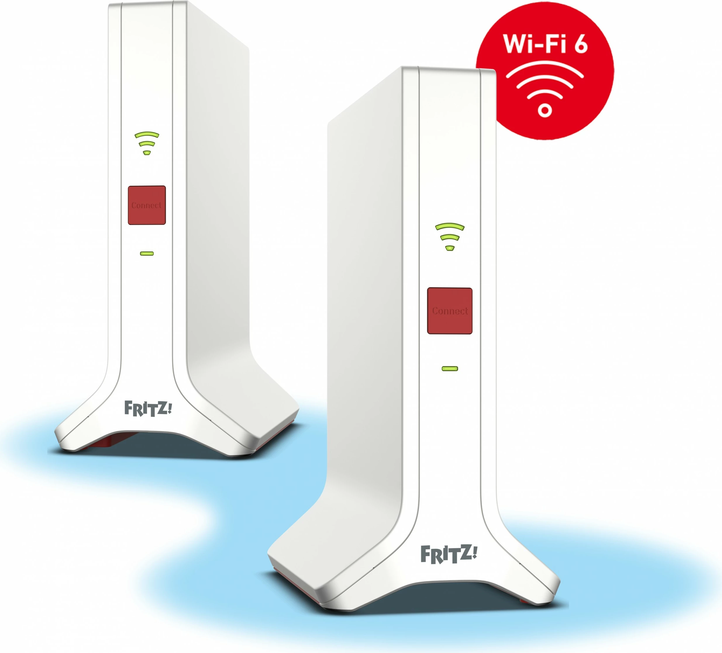 Mesh set AVM FRITZ! 4200 2-pack, Wi-Fi 6, përsëritës rrjeti, i bardhë