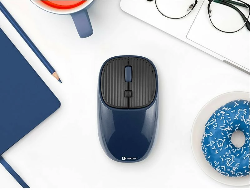 Maus wireless Tracer Wave TRAMYS46941, optik, 1600 DPI, navy blue