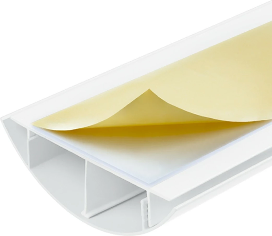 Listelë alumini për mbulimin e kabllove Maclean MC-814 W, 75cm, e bardhë