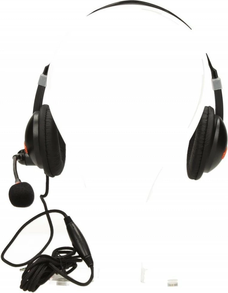 Kufje Natec Drone NSL-0294 me mikrofon, me kabllo, të zeza