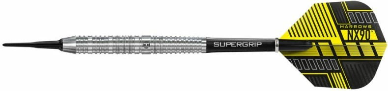 Shigjeta darts Harrows, unisex, të verdha/gri