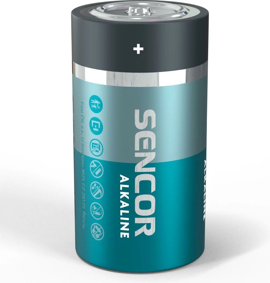 Bateri Sencor SBA LR20 1BP D Alk, 1 copë