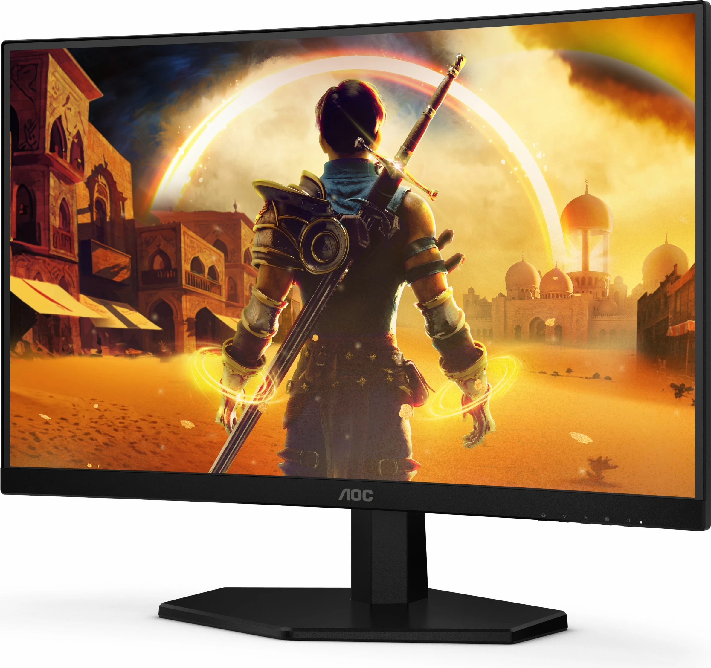 Monitor AOC C24G42E, 23.6", Full HD, 180Hz, i zi, i kuq