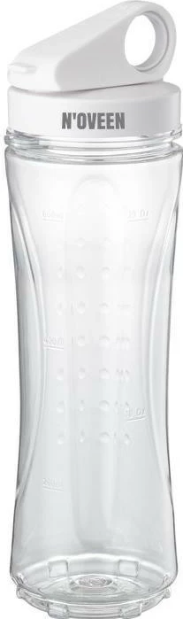 Blender N'OVEEN Sport Mix & Fit SB2100, 500W, 0.8L, bardhë