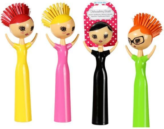 Furçë enësh OUT OF THE BLUE "Funky Lady" 23cm, dizajn i rastësishëm