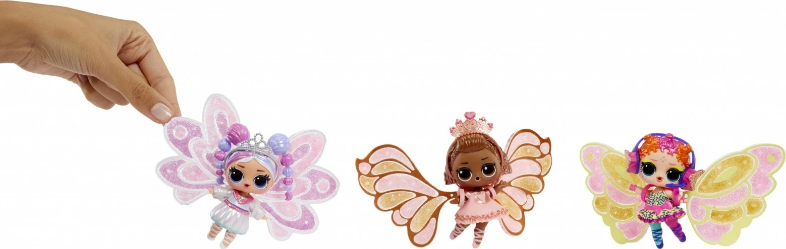 Set lodrash L.O.L. Surprise Fairy, MGA, 30 copë, me aksesorë dhe krahë zanash, për vajza