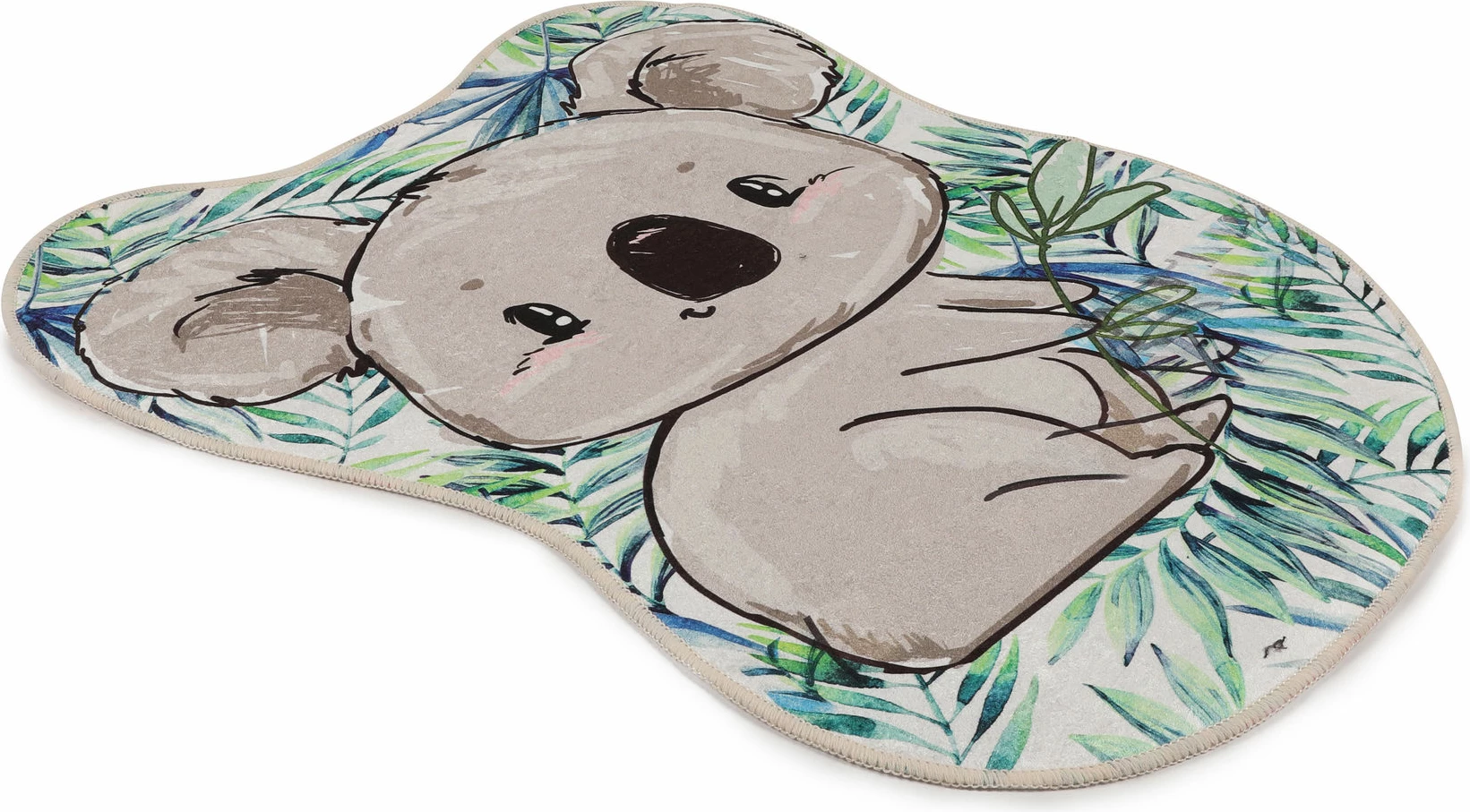 Tapet për banjo, formë koale, shumëngjyrësh, 80x100cm