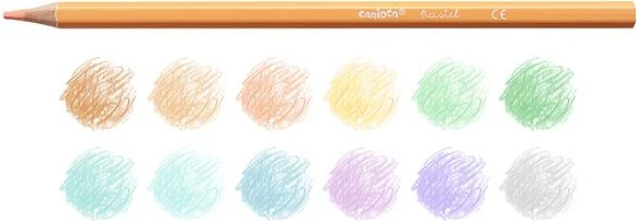 Lapsa me ngjyra Carioca 12 Ngjyra Pastel