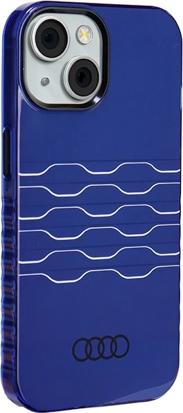Mbështjellës Audi IML MagSafe për iPhone 15/14/13, Blu