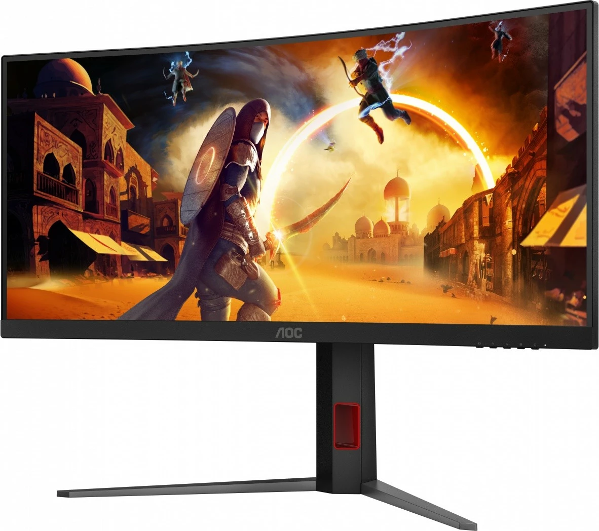 Monitor AOC CU34G4, 34", 180Hz, VA, WQHD, i zi i lakuar