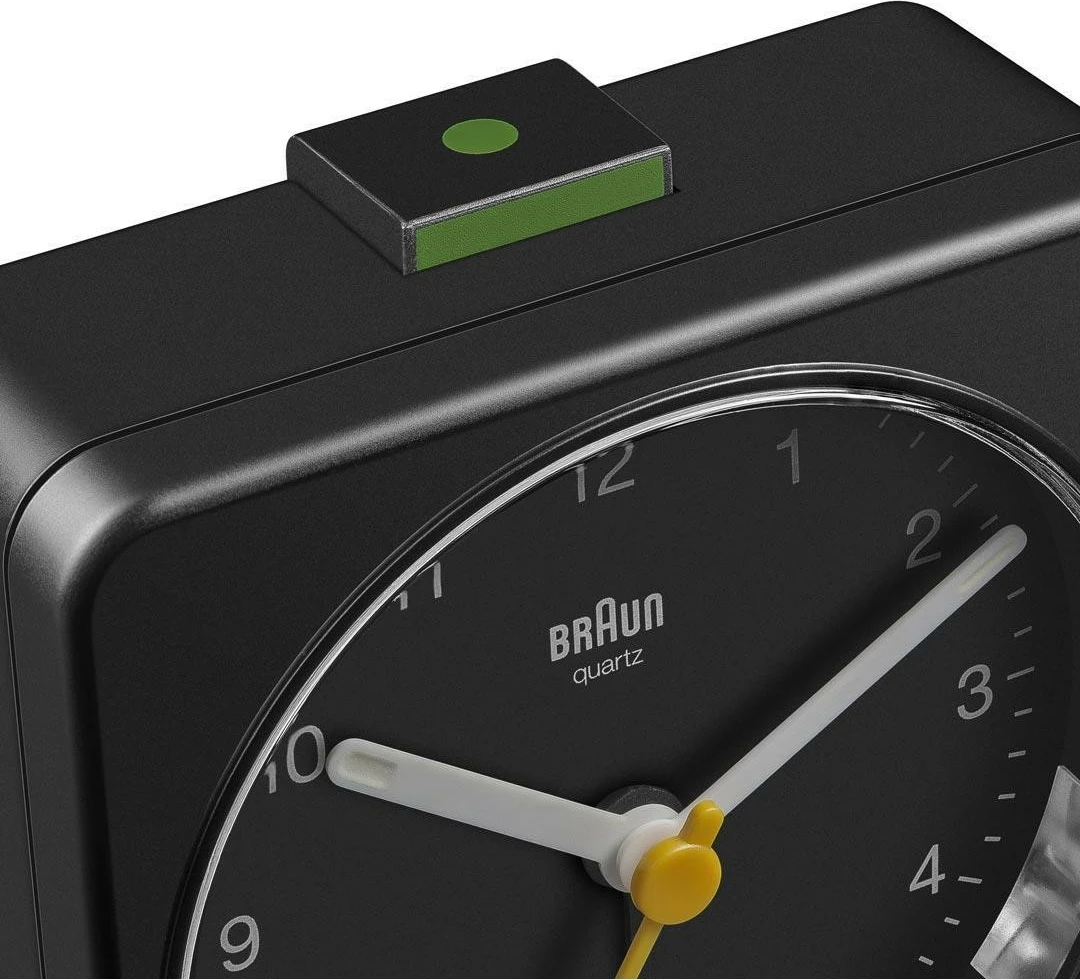 Orë alarmi Braun BC03B, quartz, analoge, zezë