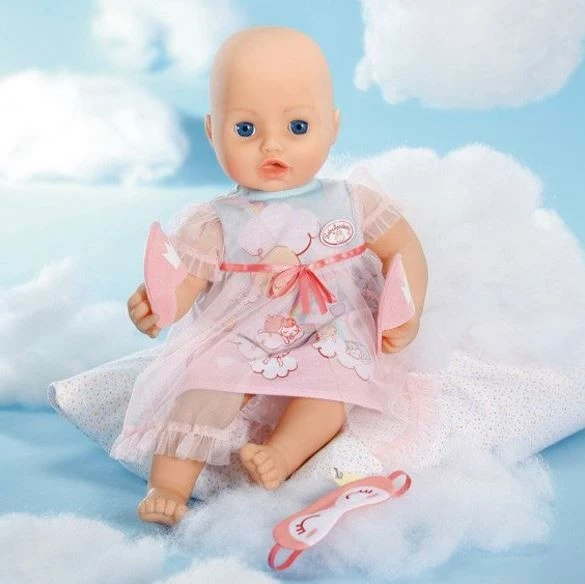Set rrobash për kukull Baby Annabell, Zapf, 43 cm, rozë/azure