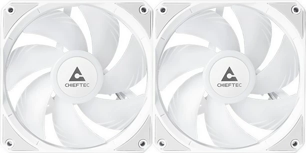 Kasë ftohëse uji Chieftec ICEBERG 240-RGB-W, 2x12 cm, RGB, e bardhë