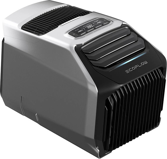 Kondicioner portativ EcoFlow Wave 2, 5100 BTU/6100 BTU, me ngrohje dhe ftohje, Plug zviceran, zi/gri