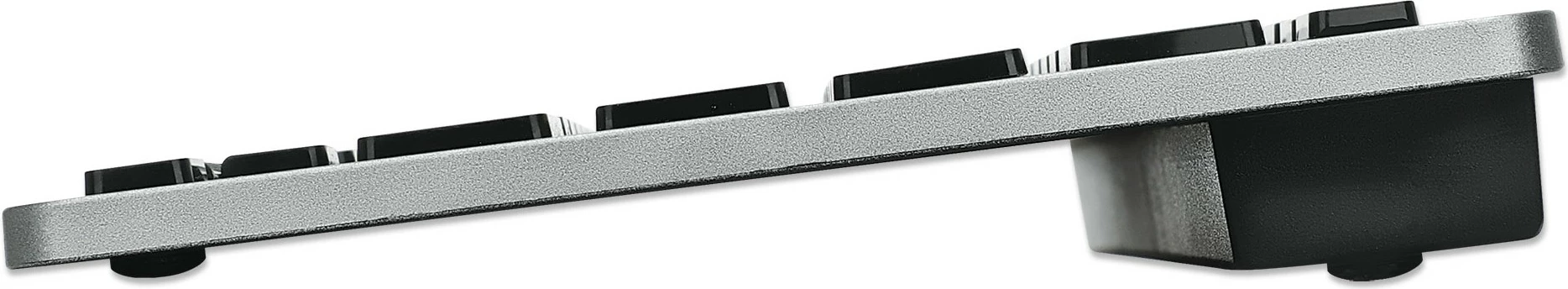 Tastierë MANHATTAN Slim Funktastatur, Bluetooth 3.0/2.4GHz, anthrazit