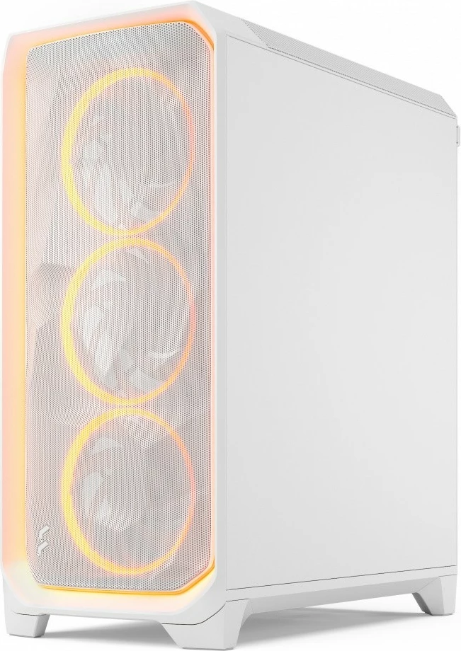 Kasë Fractal Design Meshify 3 Ambience ProRGB White TG Clear, ATX, RGB, Xham i temperuar, E bardhë