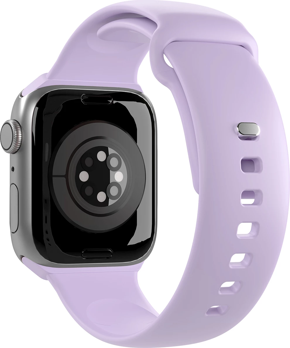 Rrip silikoni për Apple Watch Puro Icon PUICNAW44LVD, 42/44/45/49mm, 2 copë, vjollcë