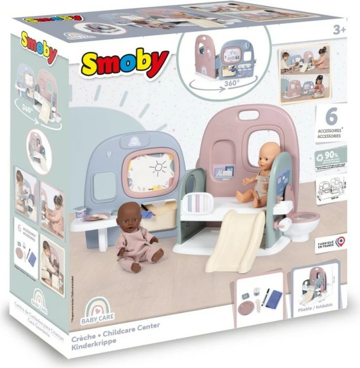 Kënd loje për kukulla Smoby Baby Nurse 7600240308, plastikë, shumëngjyrësh