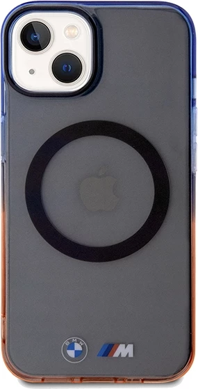 Mbështjellës BMW Gradient Bumper MagSafe për iPhone 15 Plus / 14 Plus, Gri