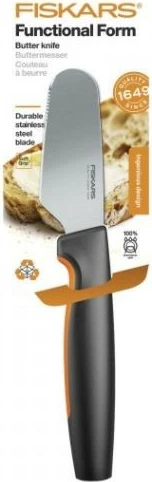 Spatulë për lyerje Fiskars 1057546, 20 cm, Inoks/Plastikë, Zezë/Portokalli/Argjend
