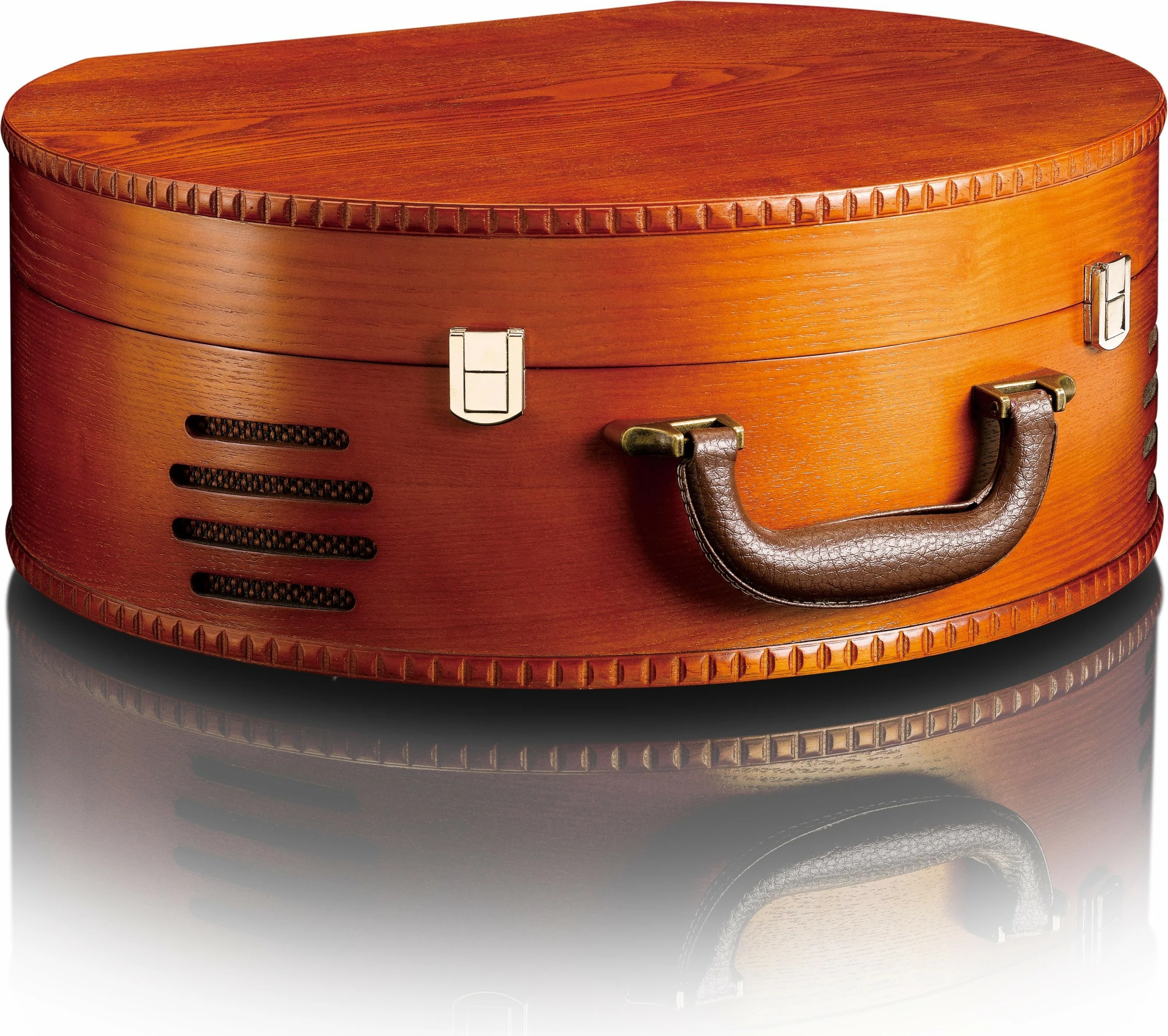 Gramafon Lenco TT-34, druri, USB, altoparlantë të integruar, kafe