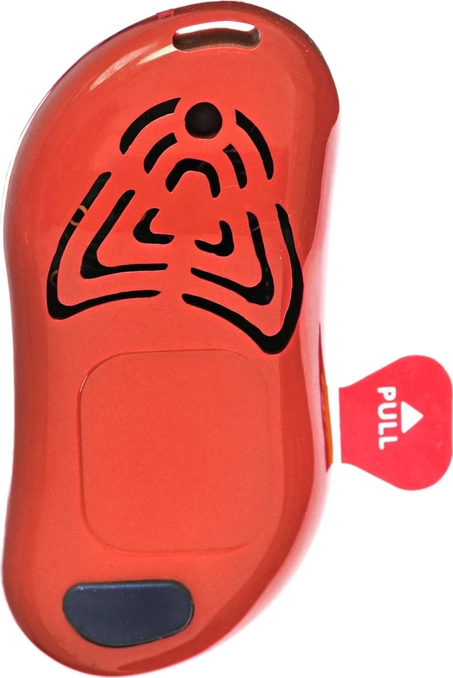 Pajisje ultrasonike kundër rriqrave për kafshë, TICKLESS, ngjyrë portokalli